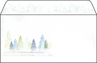 Weihnachts-Motiv-Umschlag "Trees"