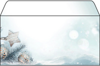 Weihnachts-Motiv-Umschlag "Snow Star"