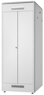Armoire réseau 19" Unique - porte avant vitrée à double battant (arrière)