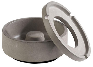 Windaschenbecher ELEMENT, grau