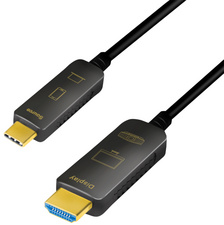 USB 3.2-C AOC Hybrid Glasfaserkabel
