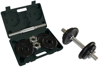Kurz-Hantel, 10 kg Set im Koffer