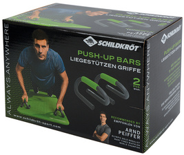 Poignées pour pompes Push Up Bars, emballage