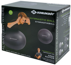 Gymnastikball, anthrazit - Verpackung