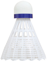 Volant de badminton Tech 350, couleur de jupe : blanc