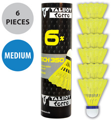 Volant de badminton Tech 350, couleur de jupe : jaune