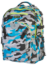 Sac à dos de loisirs "Generation Z", camouflage bleu