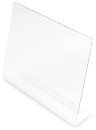 Symbolbild: Tischaufsteller A4 quer, schräg