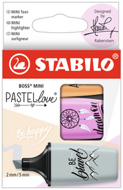 Surligneur BOSS(R) MINI Pastellove 2.0, étui de 3 (55500609)