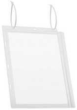 Plakattasche, wasserdicht - Kabelbinder (Hochformat)