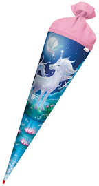  Schultüte "Mondscheineinhorn" mit Glitter-Effekt (677302)