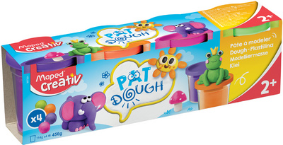 Spielknete-Set, Fancy-Farben, 4er Kartonmanschette