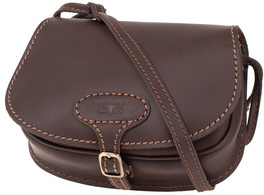 Sac pour femme BONNY, marron foncé mat