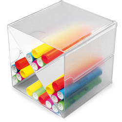 Organisationsboxen Cube, 4 Fächer mit X-Trennung