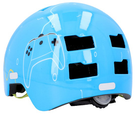 Kinder-Fahrradhelm "BMX Game" - Rückansicht