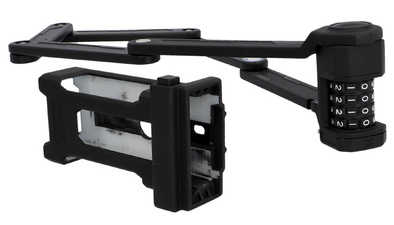 Antivol pliable pour vélo à combinaison PROTECT FN110, ouvert