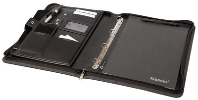 Porte-documents rPET GUAM, ouvert