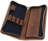 Etui pour instruments d'écriture, marron
