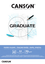 Symbolbild: Transparentpapierblock GRADUATE