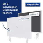 Cloison de séparation de bureau VarioPin - 2 surfaces
