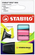 Textmarker BOSS(R) MINI, 3er Kartonetui (55500656)