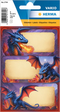 Étiquettes pour livres VARIO "Dragons"