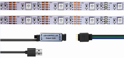 Ruban LED RVB avec port USB