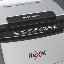 Destructeur de documents Optimum AutoFeed+ 90X, vue d'en haut
