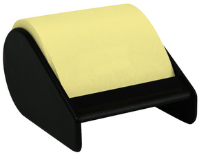 Haftnotizen auf der Rolle, pastellgelb