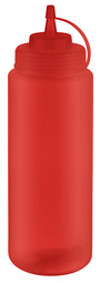 Bouteille verseuse souple, rouge