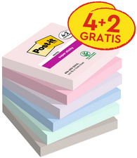  Haftnotizen super sticky notes, Soulful Collecktion, Vorteilspack