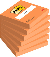  Haftnotizen notes,  76 x 76 mm, orange