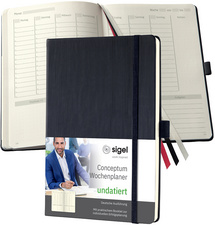 Buchkalender Conceptum - Wochenplaner