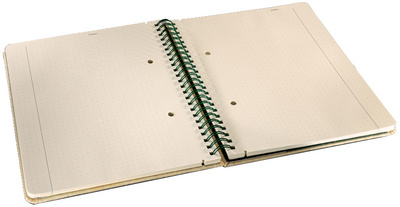 Visuel de référence: Cahier à spirale Conceptum Edition Nature, ouvert