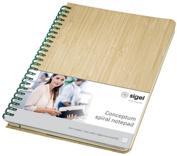 Bloc notes Edition Conceptum Nature bambou
