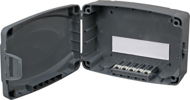 Boîte de protection contre les intempéries IP54, ouverte