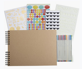 Kit de scrapbooking SCRAP ADDICT - contenu