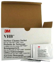 VHB Oberflächen-Reinigungstücher, Verpackung