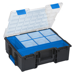 Kleinteilekoffer EuroPlus Pro >K<44.144, 8 Fächer + 6 Einsätze