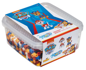 Perles à repasser maxi + plaque "Paw Patrol", en boîte