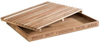  Brotschneidebrett LETTER, herausnehmabres Krümelfach