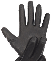Detailansicht Touchscreen-Arbeitshandschuh "Black ACE TOUCH"