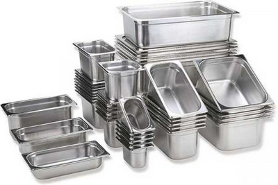  Symbolbild: GN Behälter, Edelstahl