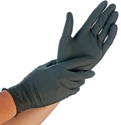 Symbolbild: Nitril-Handschuh "EXTRA SAFE", schwarz