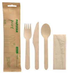 Besteck-Set "pure", 4-teilig
