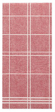 Serviette à motif "ROYAL Collection Kitchen Craft", rouge