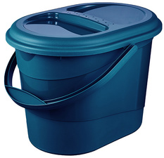 Bio-Abfalleimer "elsa eco", eco-blau