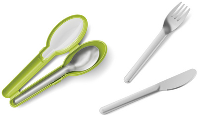 Besteck-Set CLIP & GO, 3-teilig