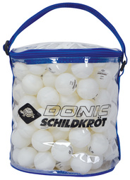 Balle de tennis de table "Jade", sac de transport