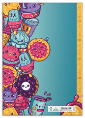 Notizbuch "Sweets", Rückseite